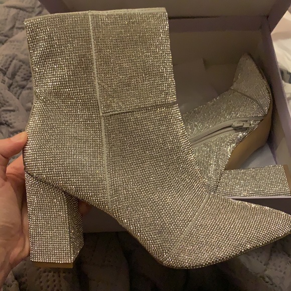 Madden Girl by Steve Madden, Rhinestone boots - Picture 2 of 4